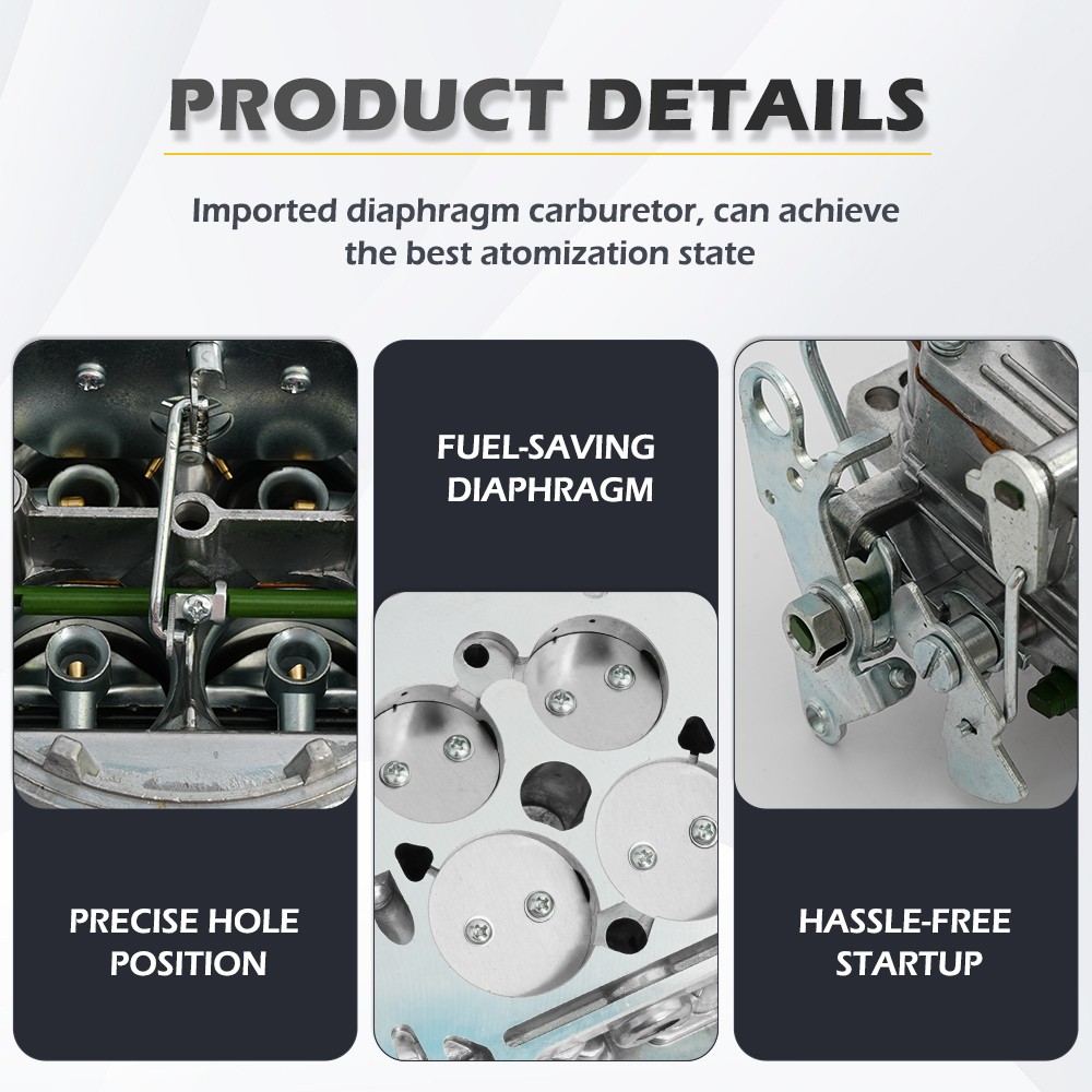 600 CFM 4 Barrel Carburetor For Edelbrock Performer Series 1405 Manual Choke