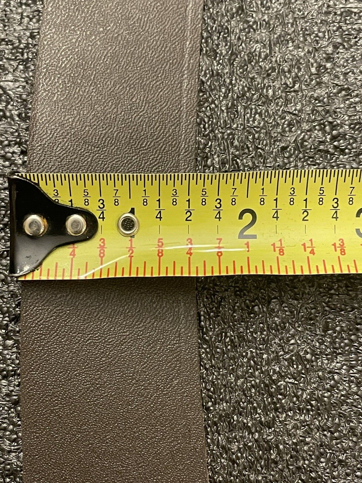 ORIGINAL WWII WW2 US-GERMAN VISOR CAP/HAT LEATHER SWEATBAND FOR PARTS OR REPAIR