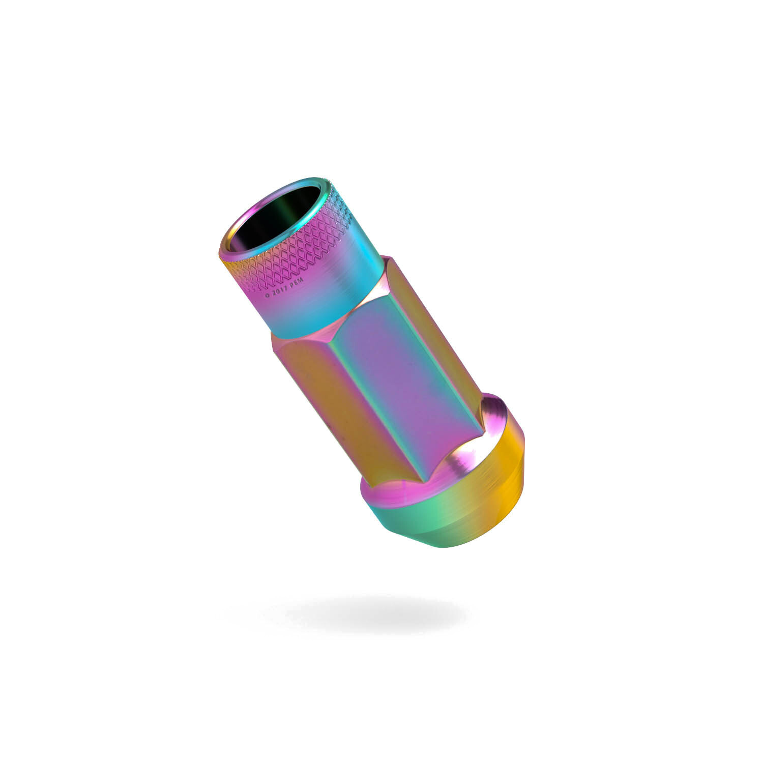 (20) 12x1.5 Lug Nuts | Neochro Neochrome | Cone Seat | Extended Tuner Open Ended