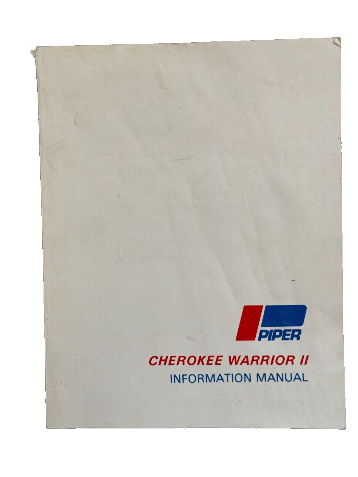 Piper Cherokee Warrior II  PA-28-161 INFORMATION Manual p/n 761-649 1976