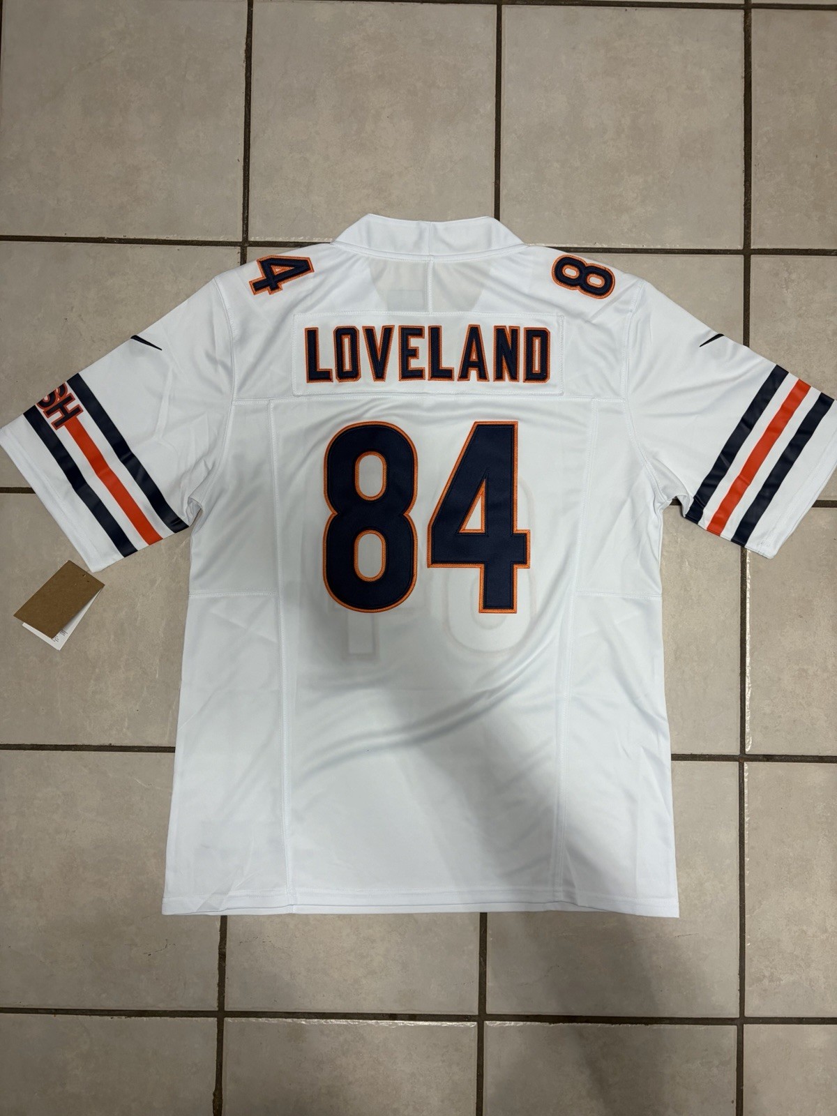 #84 Loveland Away White Stitched Jersey