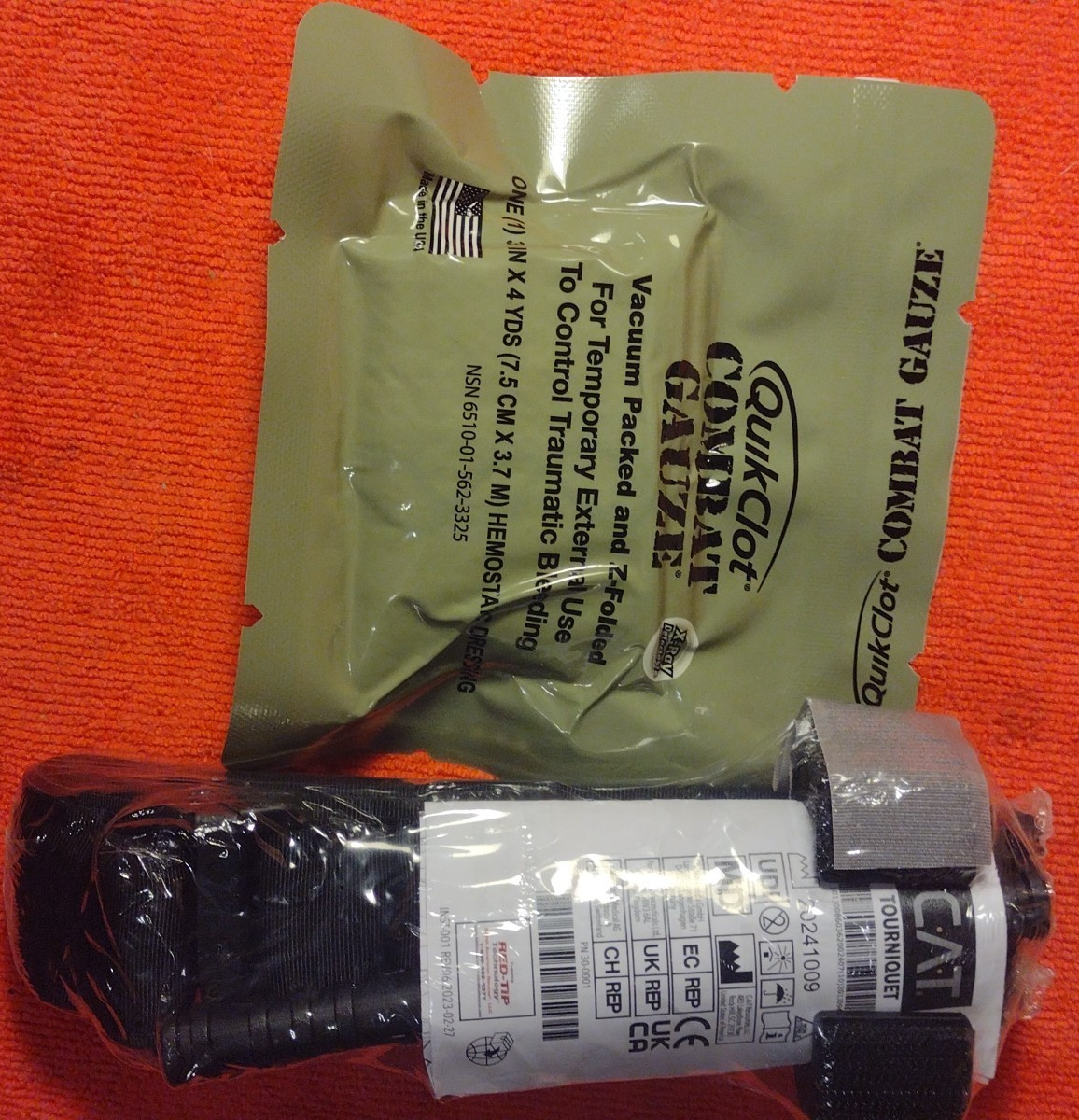 IFAK JFAK EMT COMBAT MEDIC BLEED STOP KIT NAR CAT G7 TQ w QuickClot COMBAT GAUZE