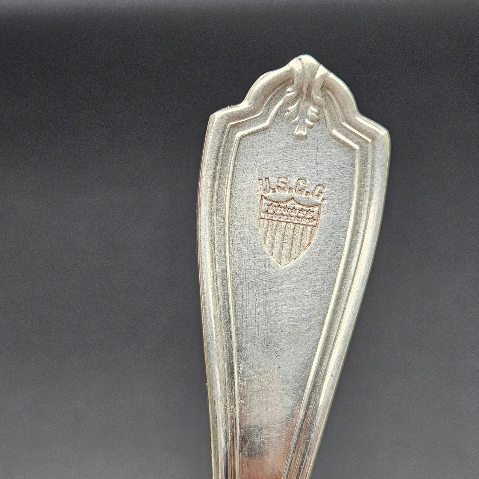 International Silver Co USCG United States Coast Guard Ladle Dipper 6 1/2"