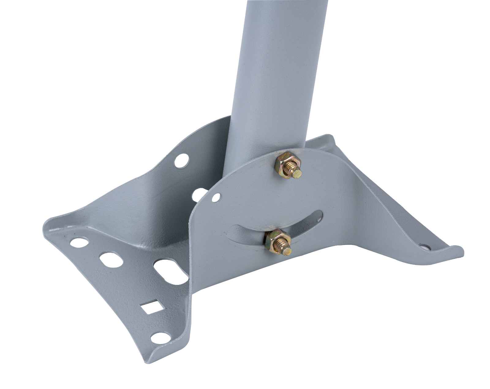 J Pole Mast Adjustable Antenna Satellite Dish Mount for Outdoor Roof/Wall/Eave