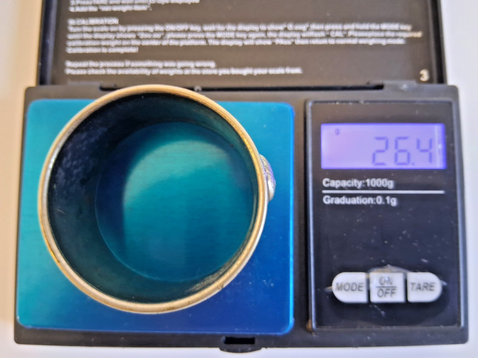 ANTIQUE MEDALLION HELMETED COIN SILVER NAPKIN RING - 26.4 GRAMS - NO MONOGRAM