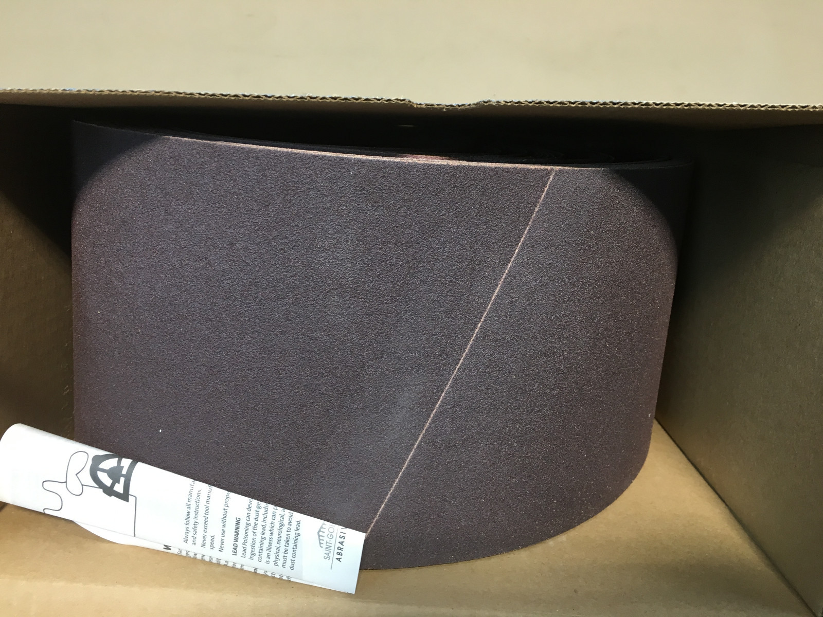 Norton 78072722660 6" x 60" 80 Grit Aluminum Oxide Abrasive Belts QTY 10 Belts