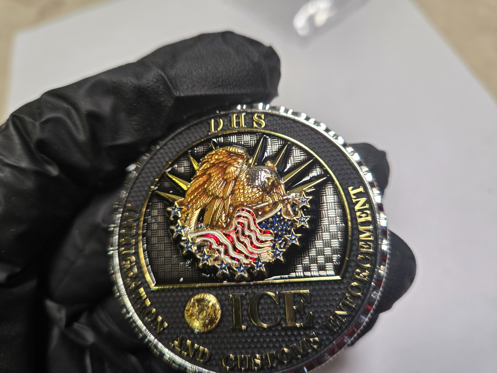 2" Baltimore ICE Field Office Challenge Coin Beautiful!