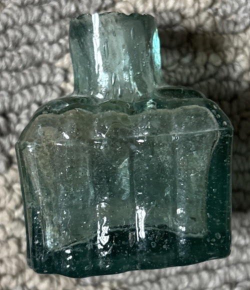 Vtg Igloo Ink Bottle & Square Ink Bottle