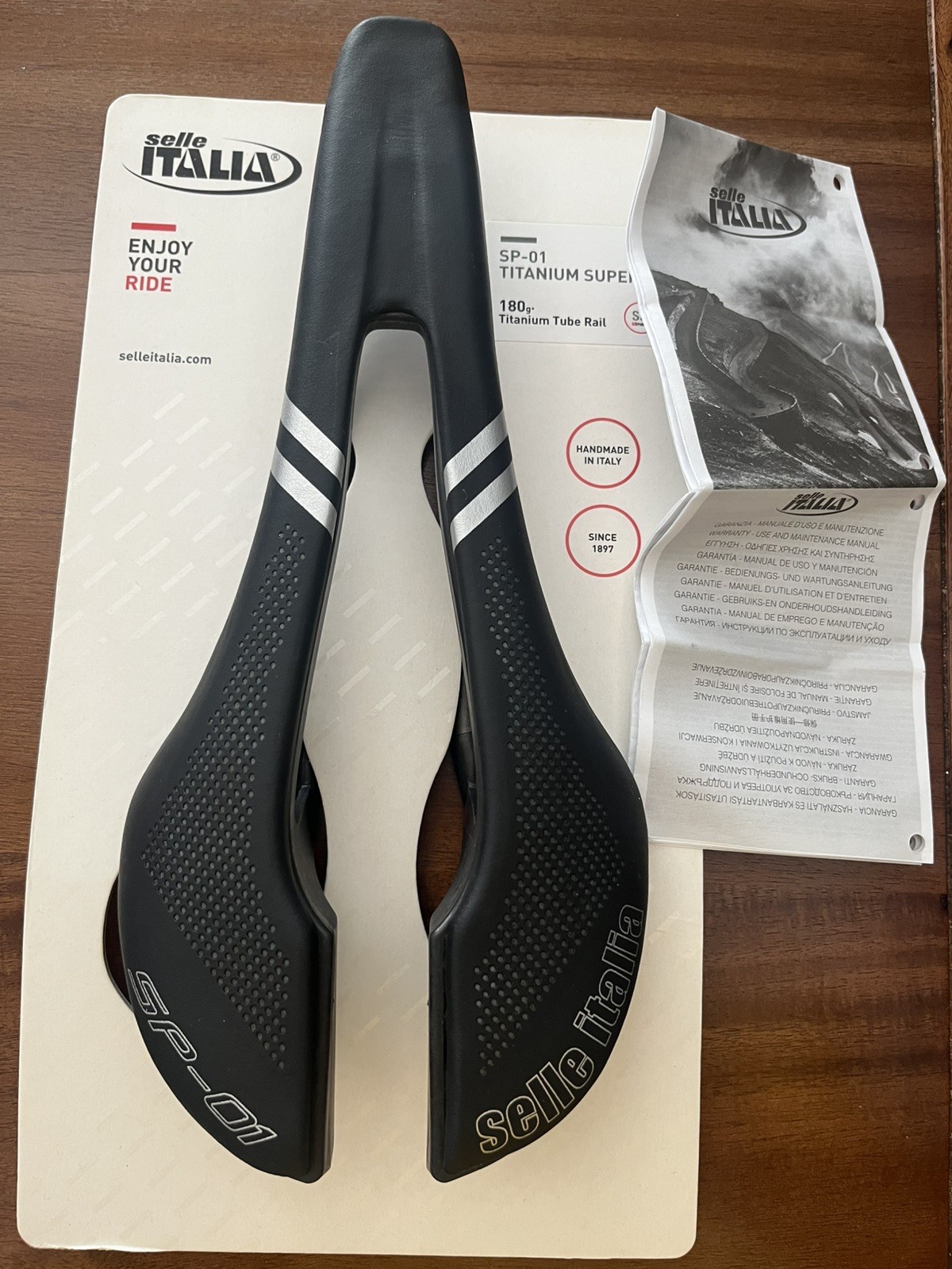 Selle Italia SP-01 Titanium Rail Saddle S3 - ridden twice