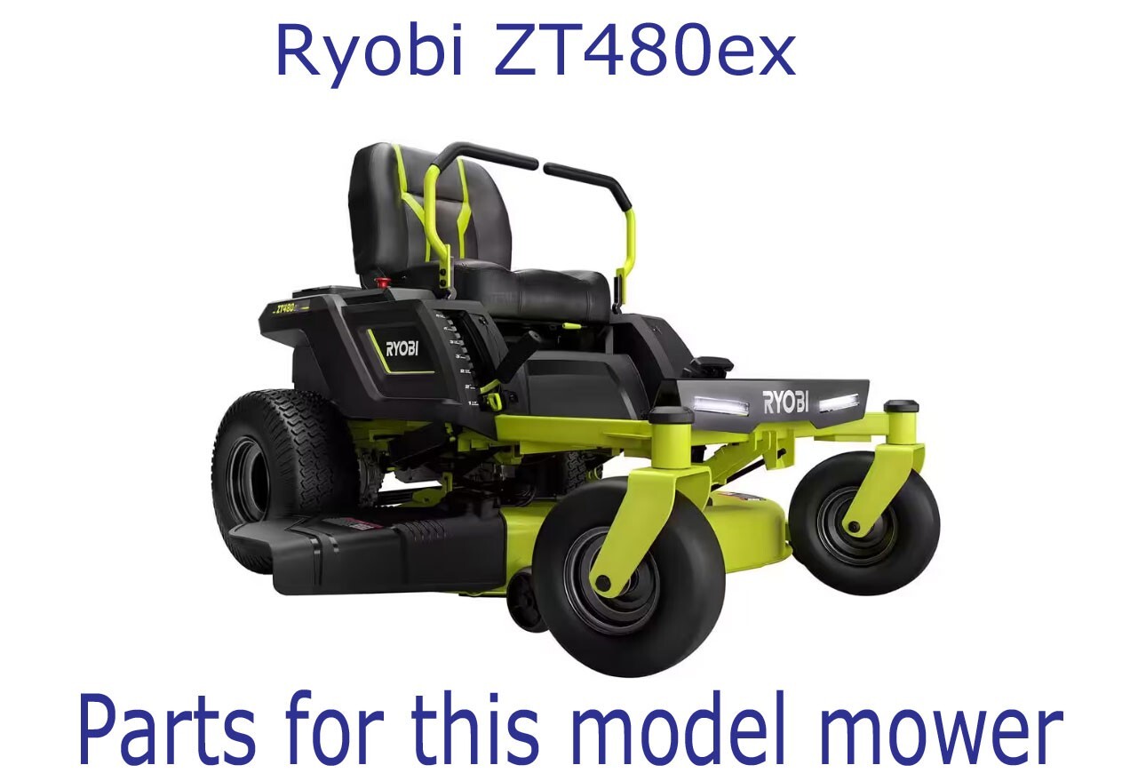 Right Rear Drive Motor & Transmission for Ryobi 42" ZT480ex 48v Zero Turn Mower