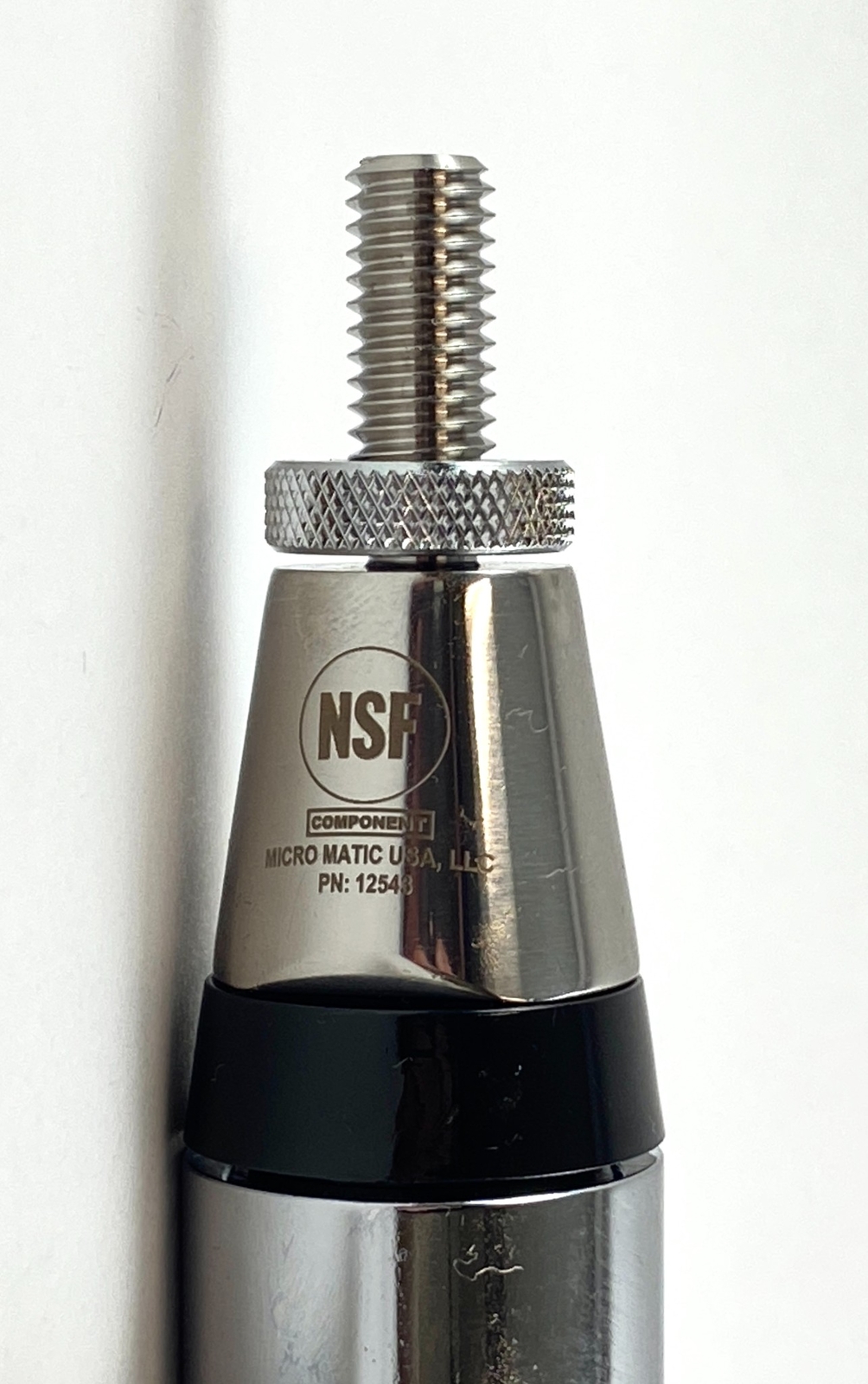 Micro Matic Stout and Ale Faucet Polished Stainless Steel Body 12543