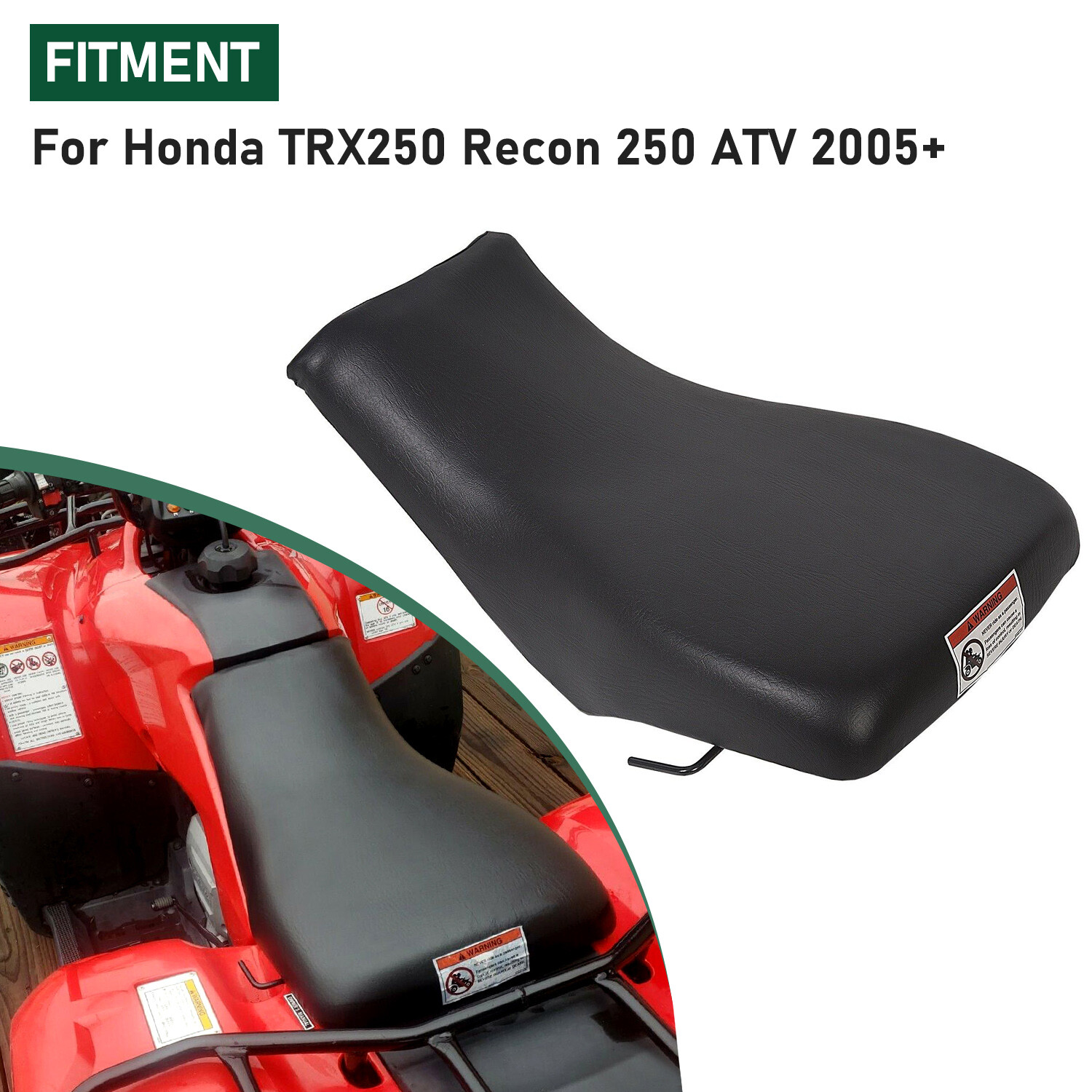 New! Complete Seat For Honda Recon 250 TRX250 TRX250TE TRX250TM 2x4 05-22 ATV