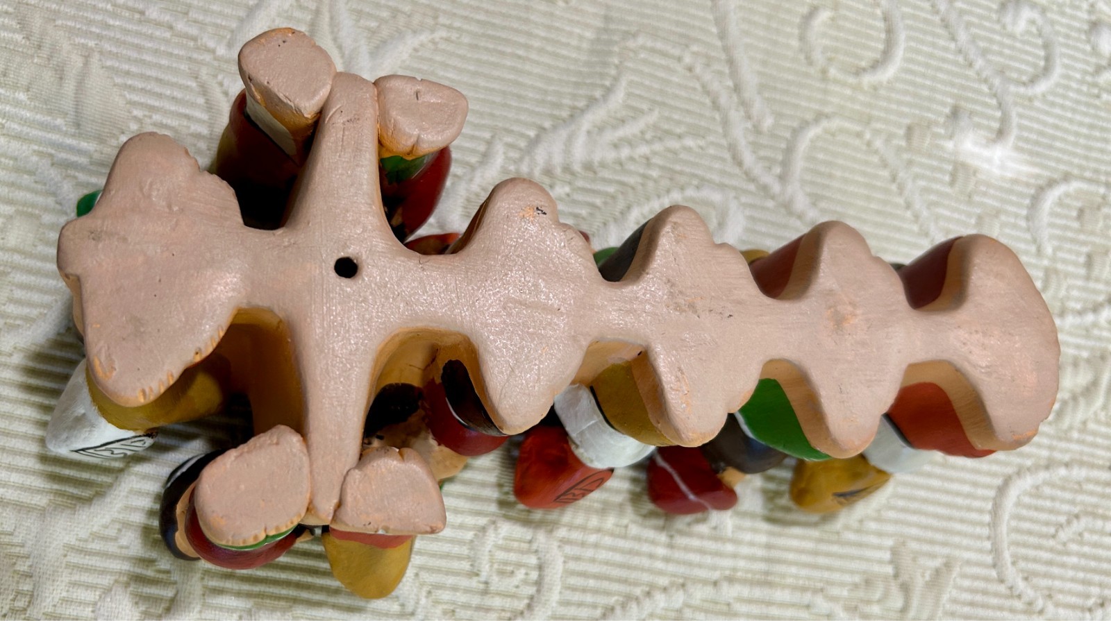 Peruvian Clay 14 Children Carrying The Cross