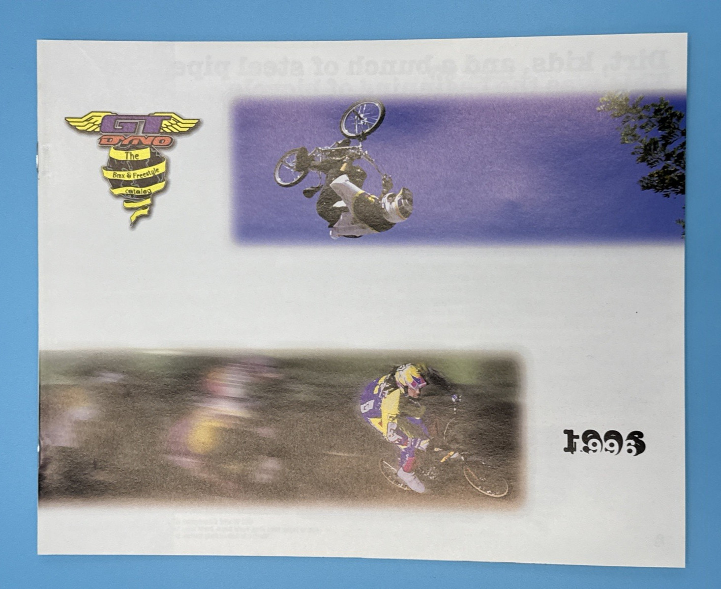 1996 GT DYNO BMX Freestyle Bicycle Catalog Mid-School 22 Pages AWESOME!