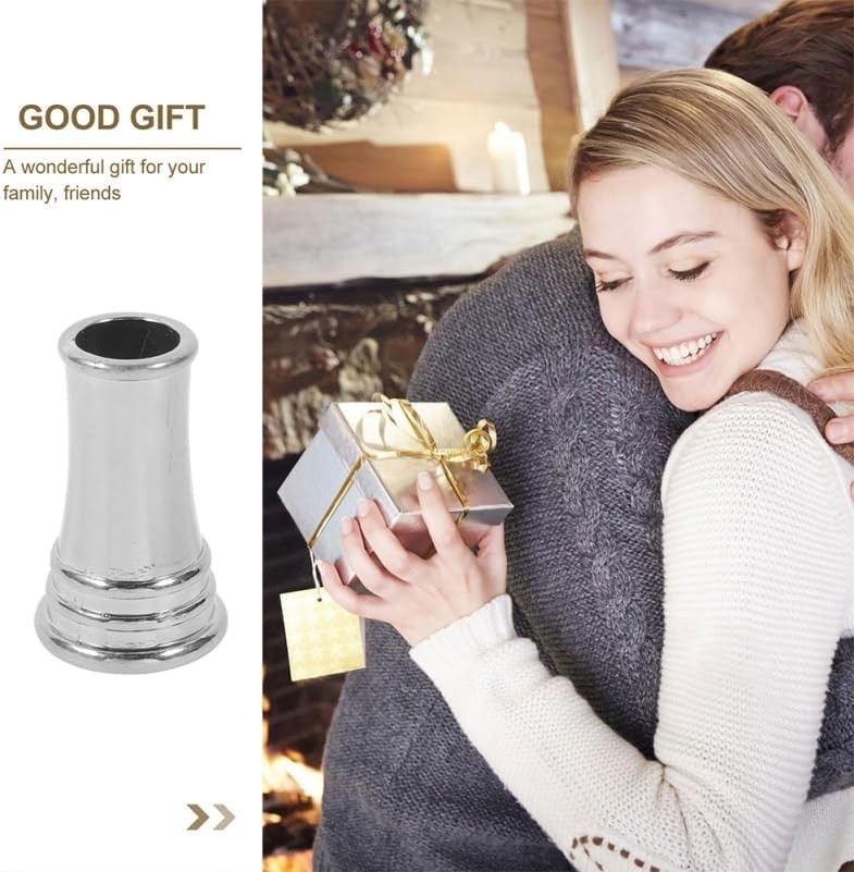 4Pcs Copper Pen Holder Set Compact Desktop Pen Stands for Fountain Pens Ballpoin