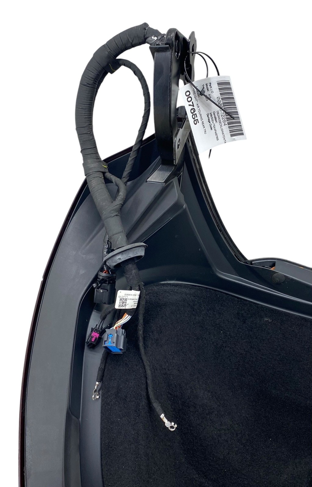 2022-2024 LUCID AIR AIR TOURING REAR TRUNK LID ZENITH RED METALLIC STEALTH PACK