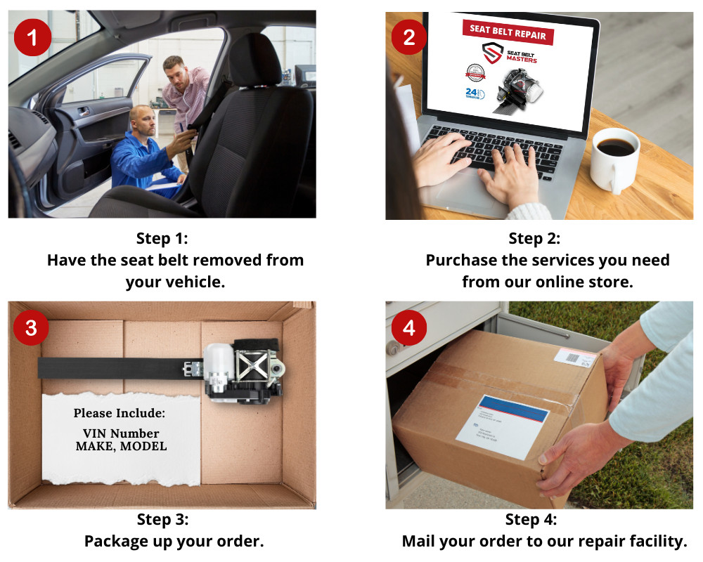 Single Stage Seat Belt Repair Service for Toyota Corolla After Accident