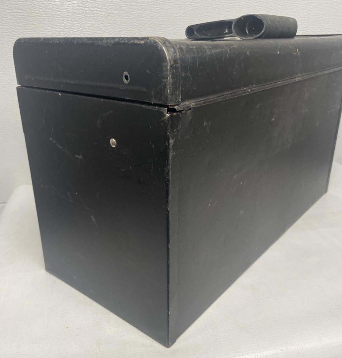 VINTAGE EXCEL 20" STEEL TOOL BOX w/TRAY 3 Drawer Structurally In Good Condition