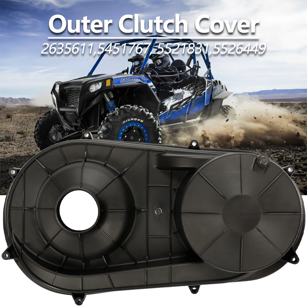 UTV Outer and Inner Clutch Belt Cover For 2014-2023 Polaris RZR XP 1000 / 4 1000