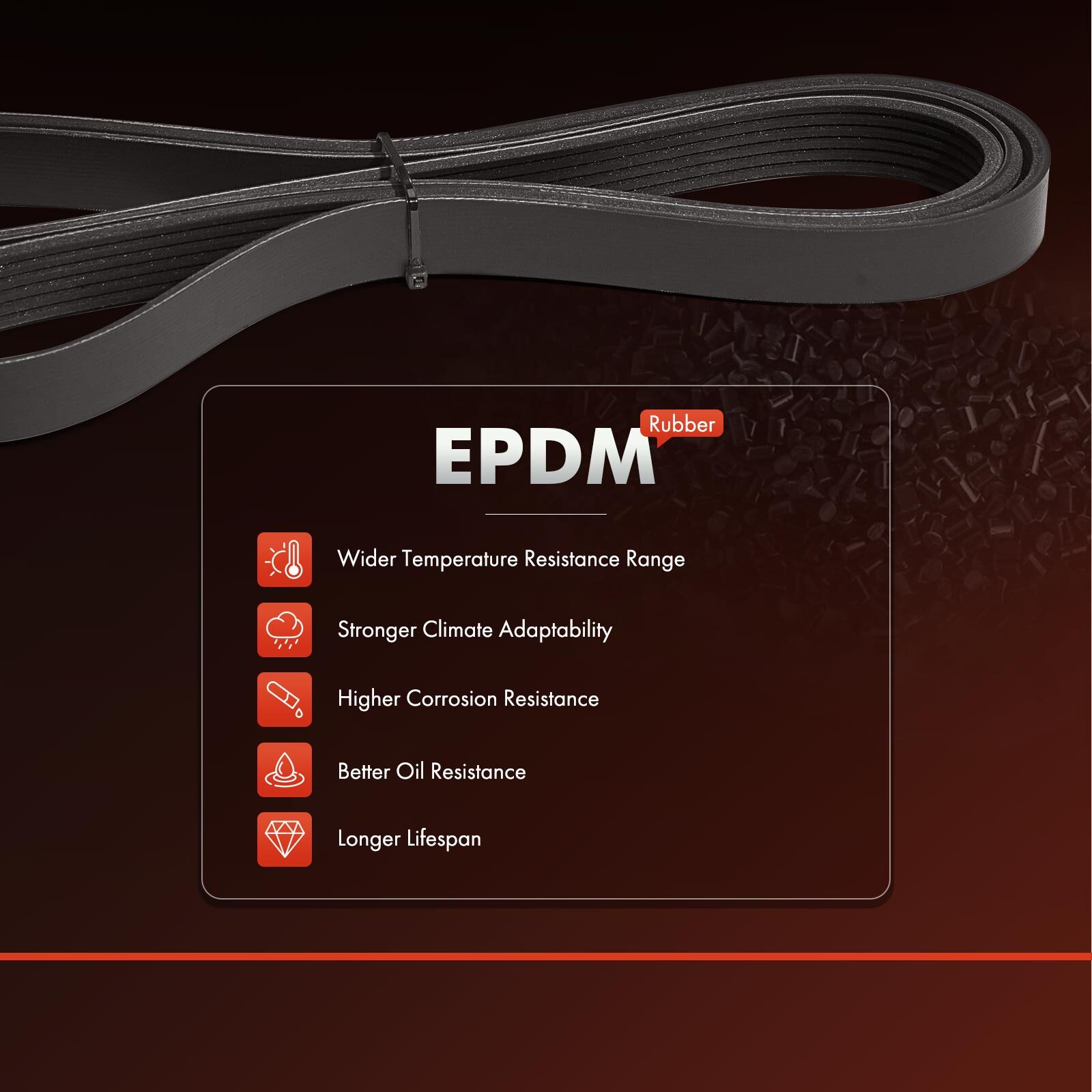 70.08" Serpentine Belt for Hyundai Elantra Tucson Veloster Kia Forte Seltos Soul