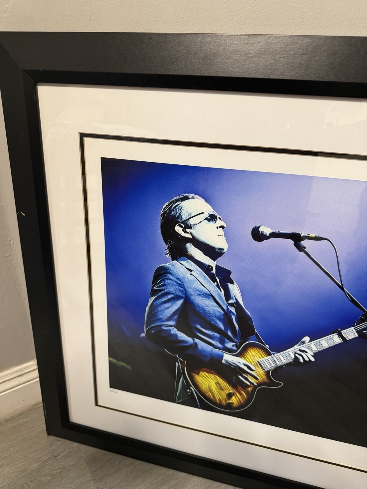 #43 Blues Deluxe" JOE BONAMASSA Collectible Litho (FRAMED - USA ONLY)