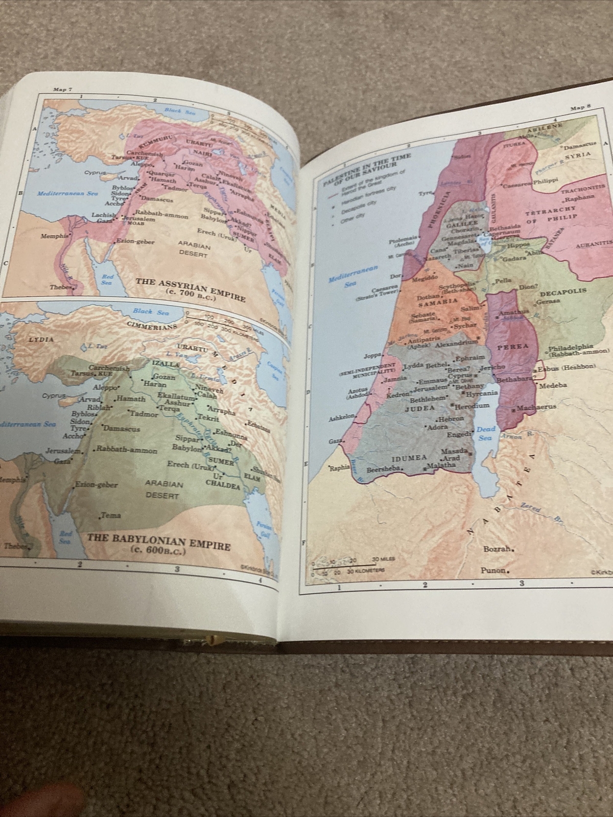 ESV THOMPSON CHAIN REFERENCE BIBLE RED LETTER THUMB INDEXED BROWN LEATHER SOFT