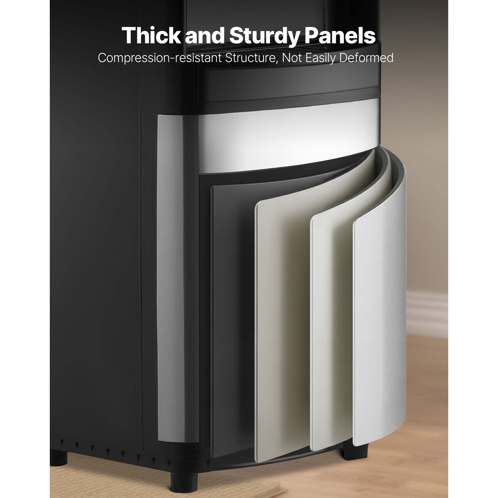 Top Loading Water Cooler Dispenser for 3 or 5 Gallons Jugs Stainless Steel