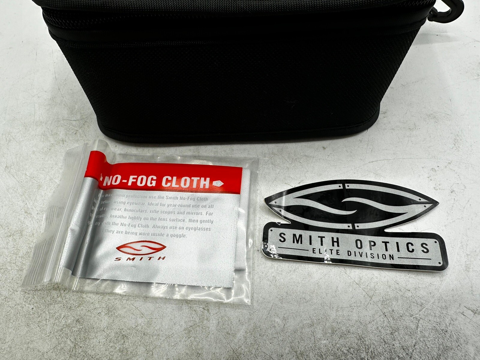 Smith Optics Ballistic Safety Glasses Case Zip Black Only Case AEGIS MOLLE Army