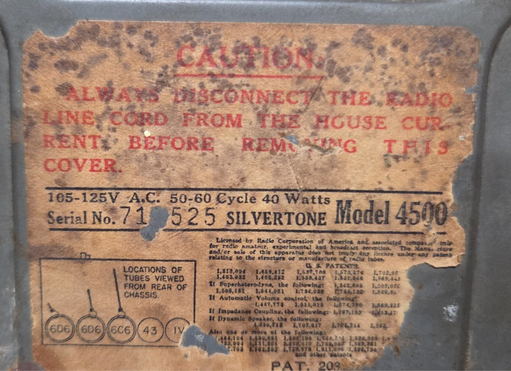 Vintage Deco Modern Eames Era Sears Silvertone 4500 Bakelite Toaster Tube Radio