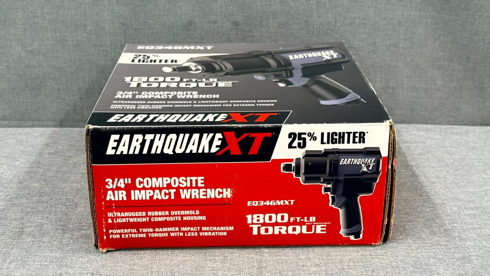 Earthquake XT EQ34GMXT 3/4" Composite Air Impact Wrench - NEW Free Shipping