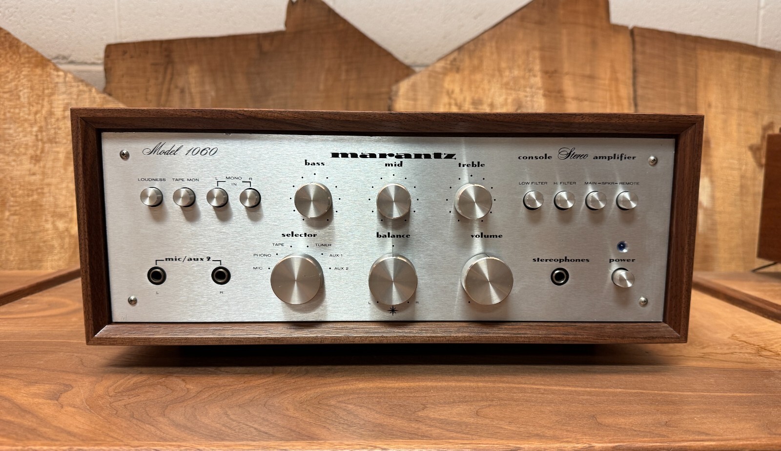 Marantz WC-10   Solid Walnut Custom Cabinet. (Pre-Order)
