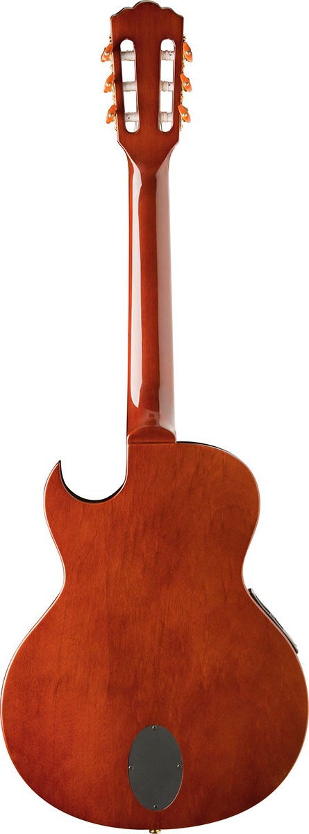 Washburn EACT42 Thinline Acoustic-Electric Classical Guitar, Solid Spruce Top