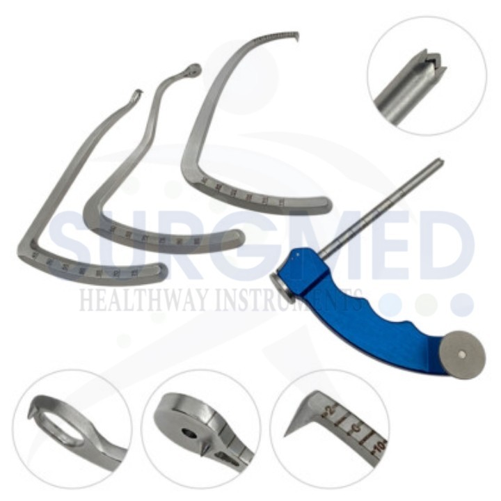 ACL PCL C-type Drill Guide Knee Ligament Shoulder Femoral Tibia Aimer Guider Set