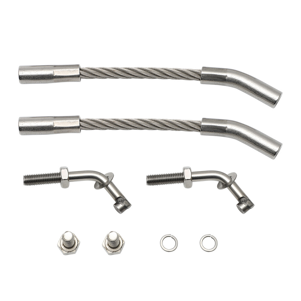 Left+Right Ice Scratchers w/ Carbide Tips For Snowmobile Snow Reverse Compatible