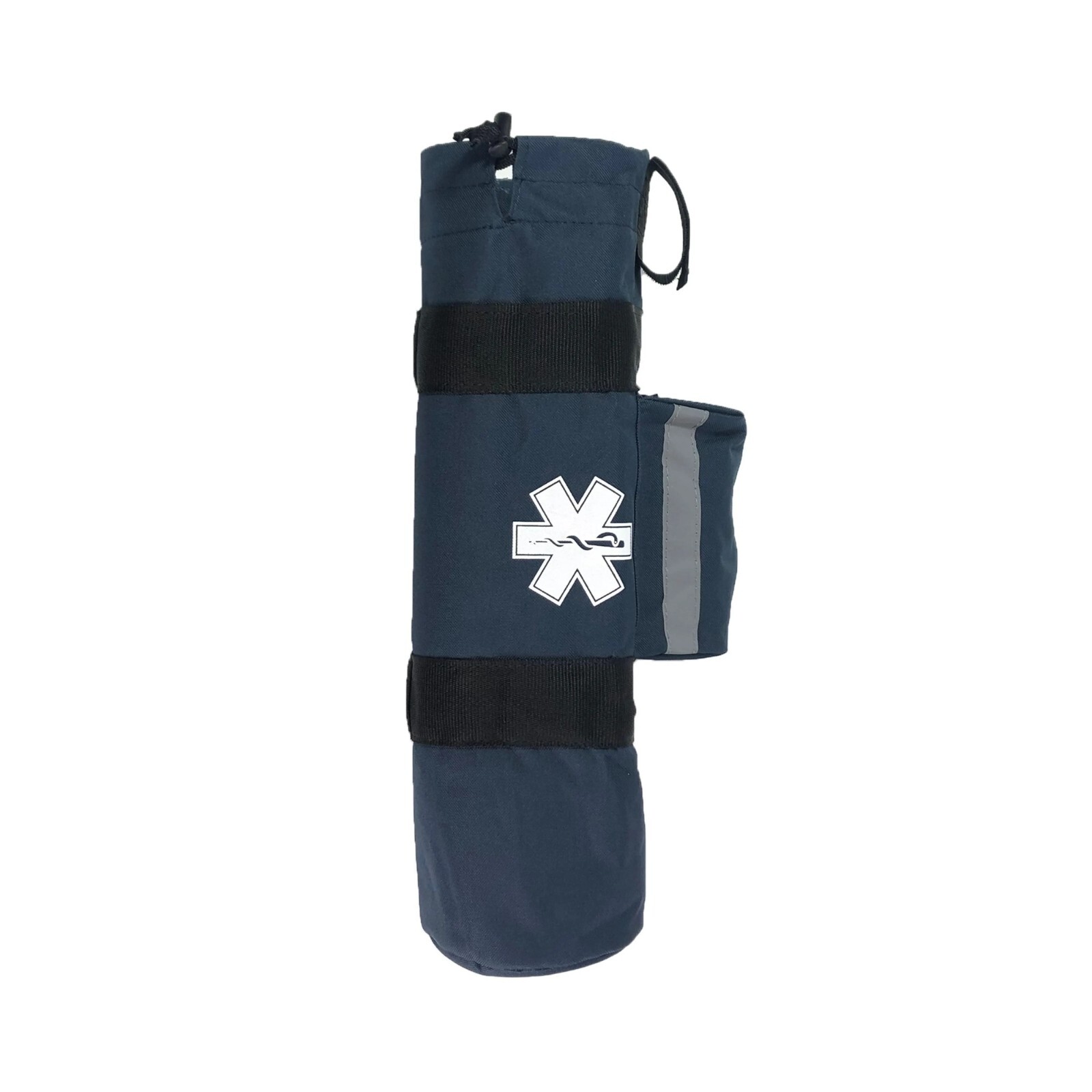 LINE2design Oxygen Bag - EMS Medical Cylinder Sleeve O2 Supplies Bag - Navy Blue