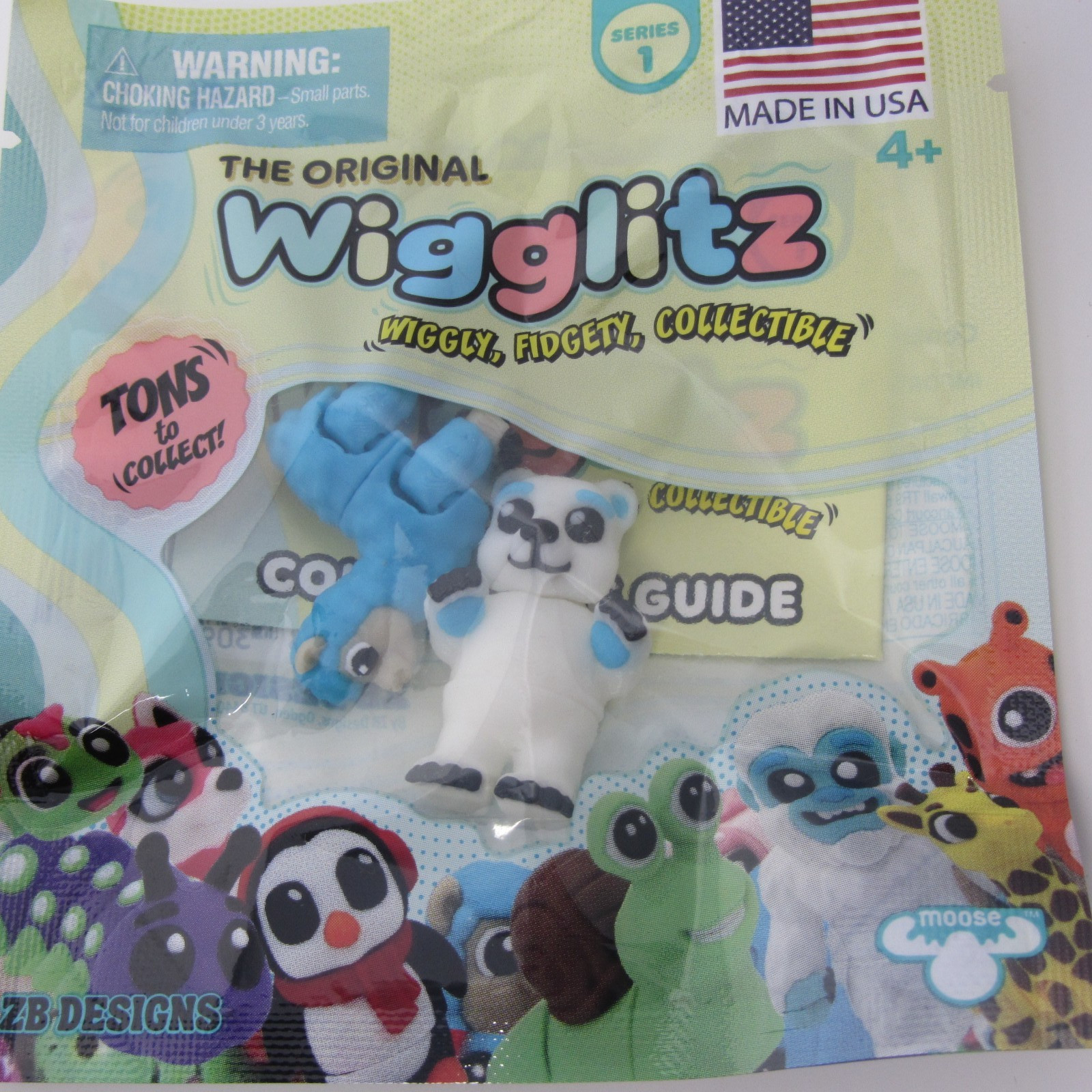 NEW Mini Wigglitz Wiggly Fidget Collectible Figure – USA Made – Variety Choice