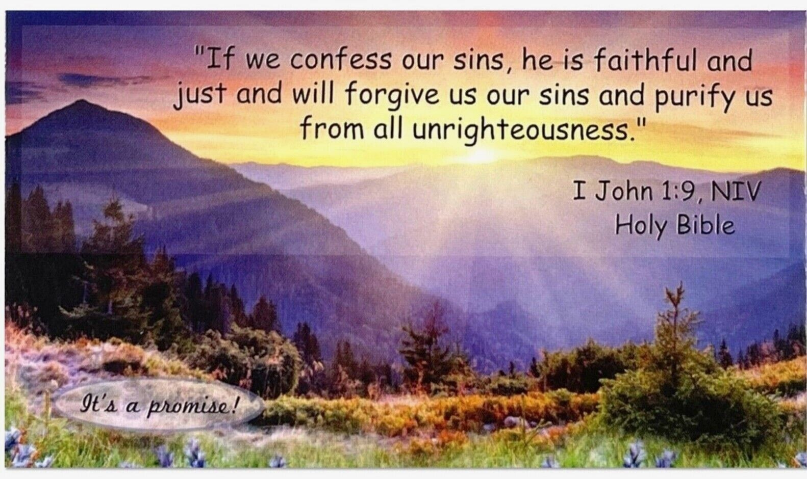 Pocket Prayer Cards, Bible Scripture Cards, A Sinner's Prayer Romans 10:9