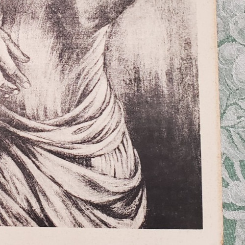 VTG Charles Wilbert White Lithograph Ye Shall Inherit The Earth " 1953 Signed