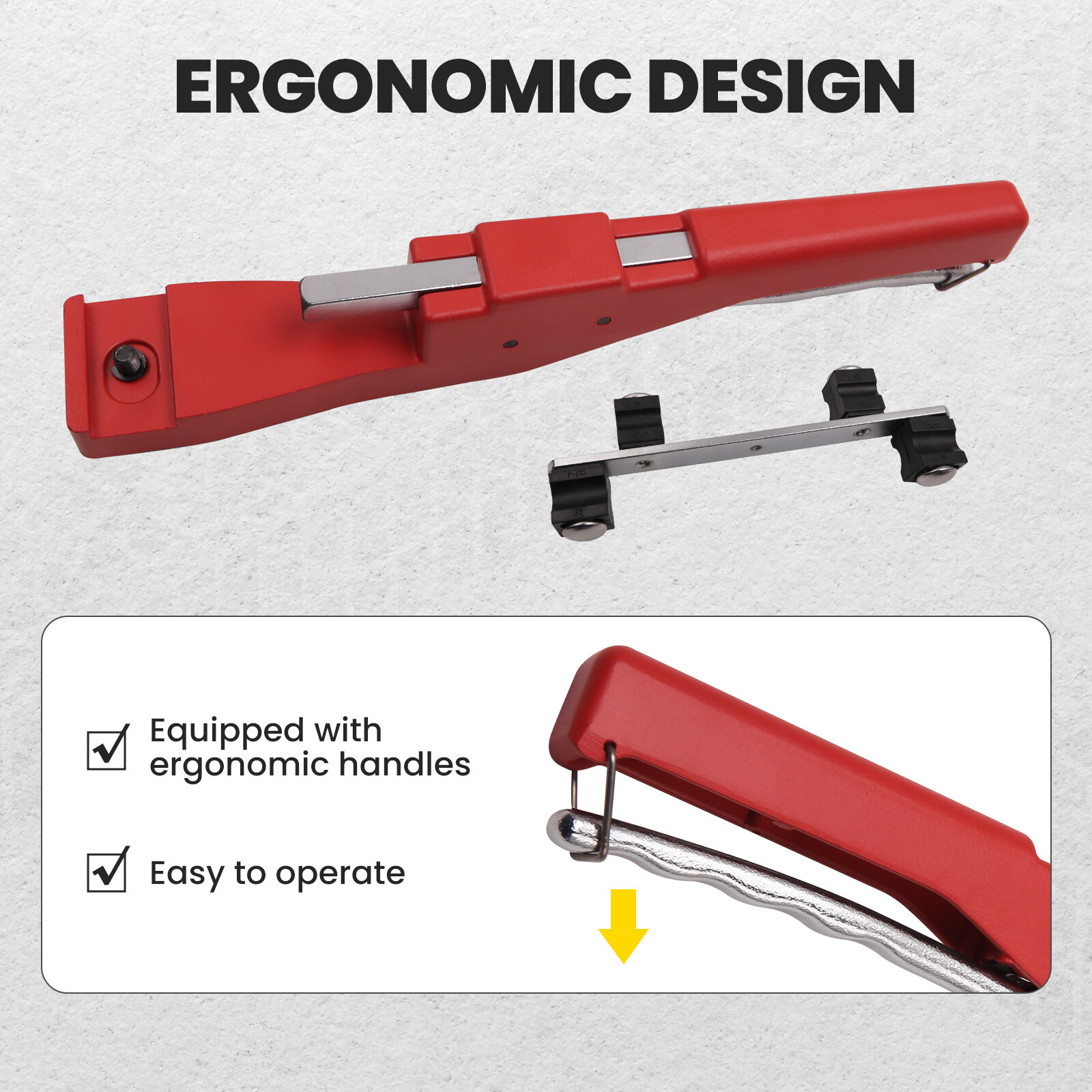 HVAC Ratcheting Pipe Tube Bender Tool Kit 1/2'' 1/4"-7/8" 90 Bending 7 Dies