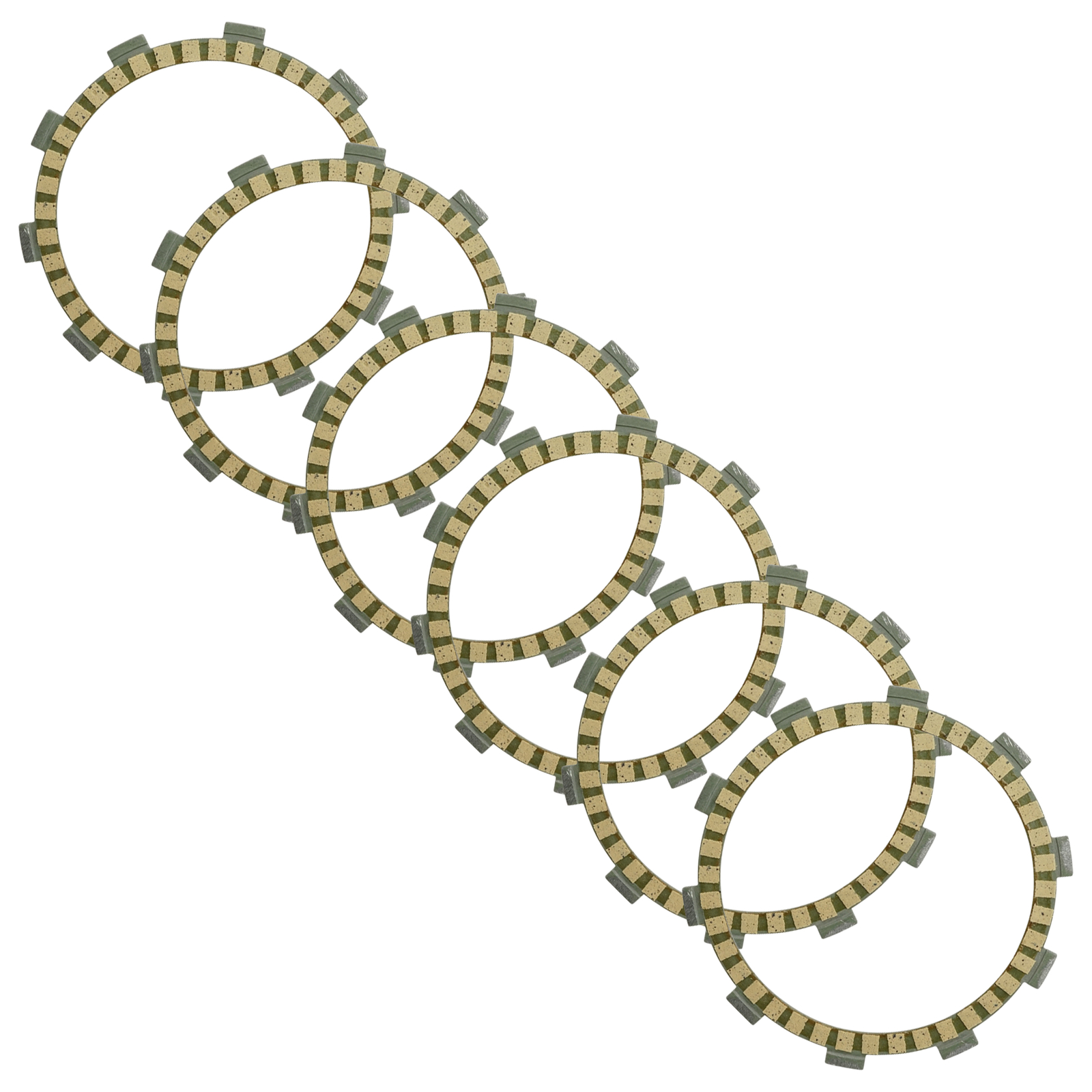 Caltric 36X-16321-00 559-16321-01-00 Clutch Friction Plates kit for Yamaha Qty 6