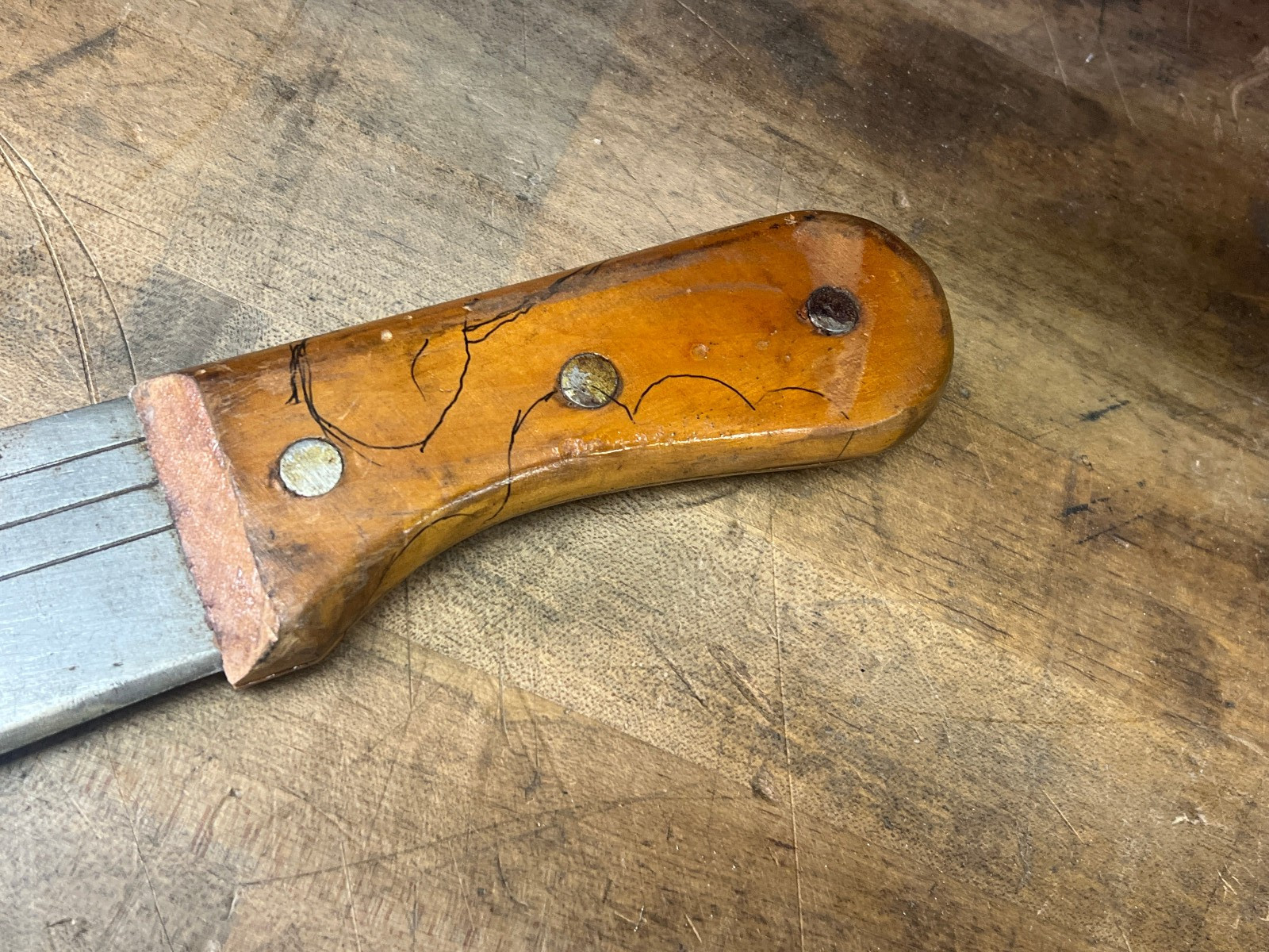 Diamond18 machete - Vintage made in China , 18" blade Diamond 18, 24" Chopper