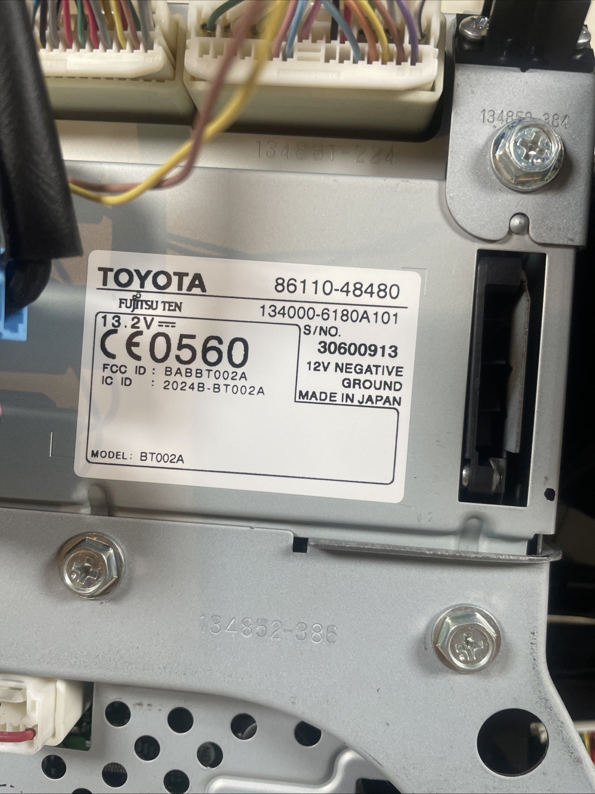 2008-2009 LEXUS RX400H DASH RADIO NAVIGATION DISPLAY SCREEN CLIMATE TESTED OEM