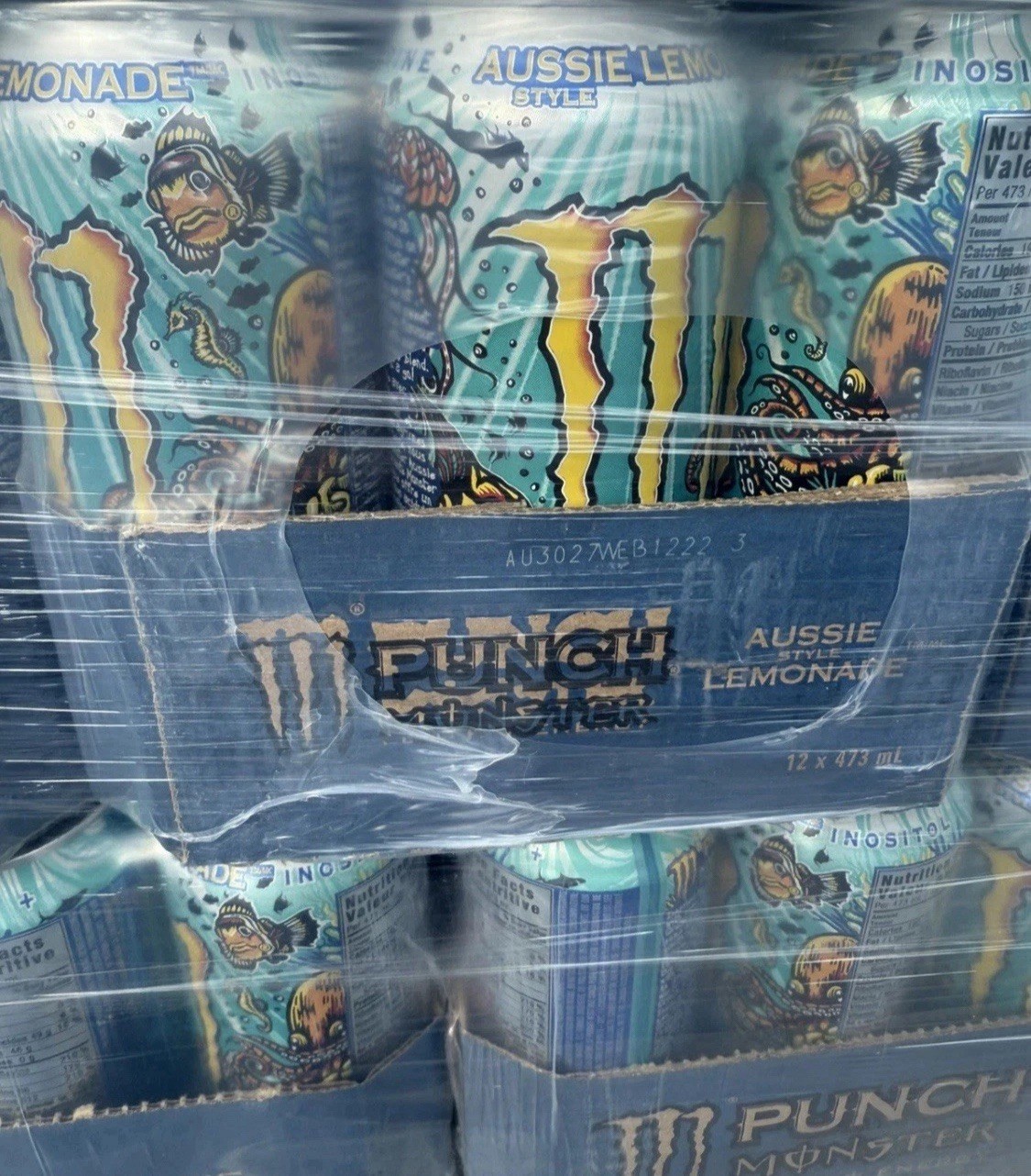 ( 15 Pack) Monster JUICE Exotic Aussie Style Lemonade Sports Energy Drink 16 Oz