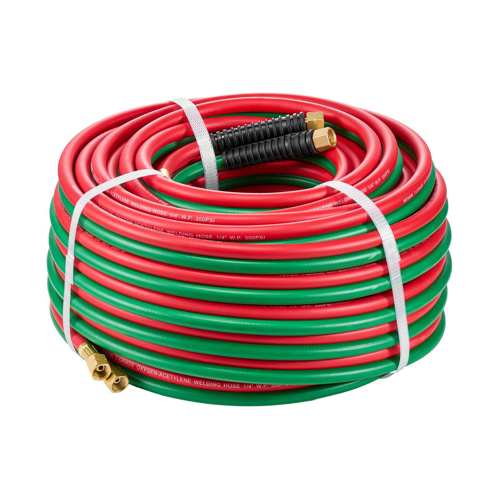 Oxygen Acetylene Hose 1/4-Inch x 100FT T Grade Hose 300PSI Max Working Pressure
