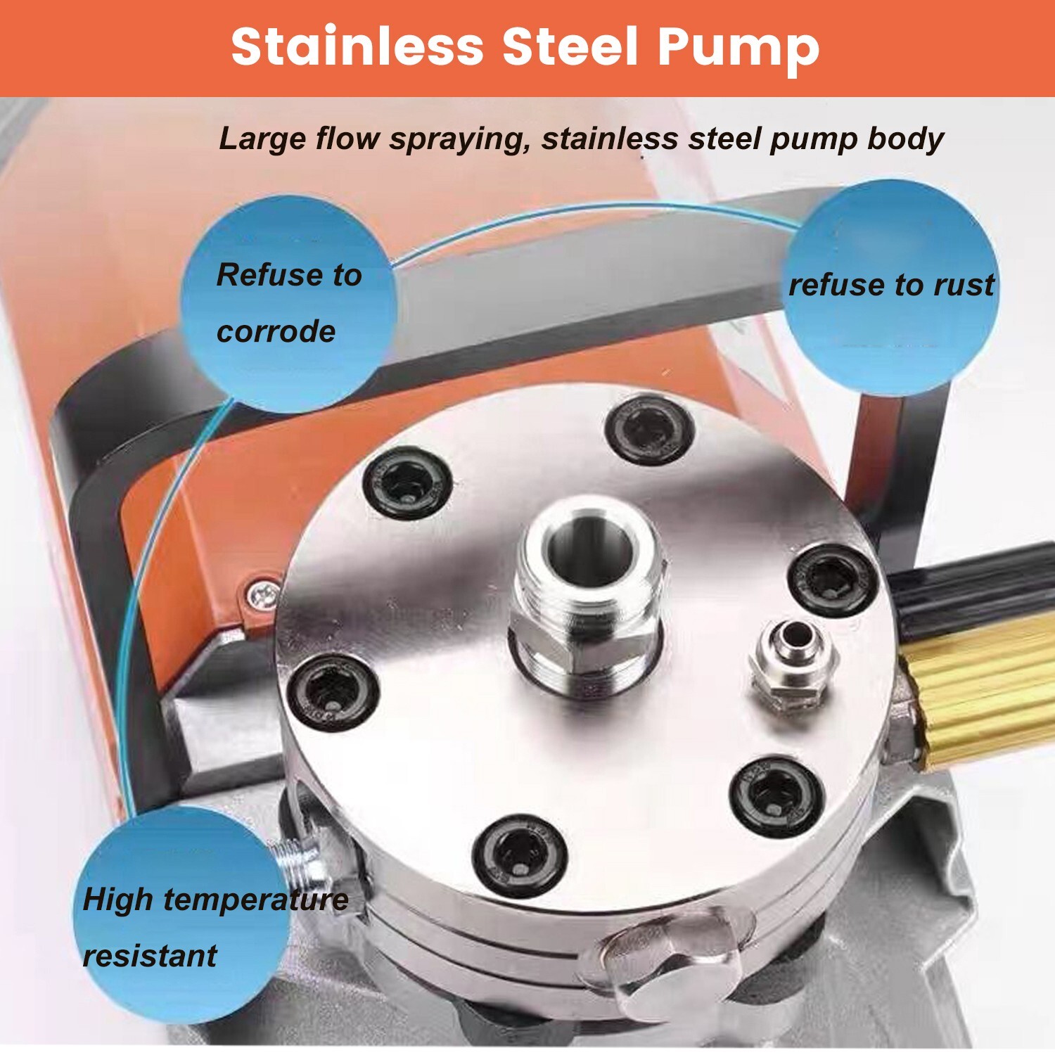 High Pressure Airless Paint Sprayer ,6000W,High Efficiency Power Painting 220V