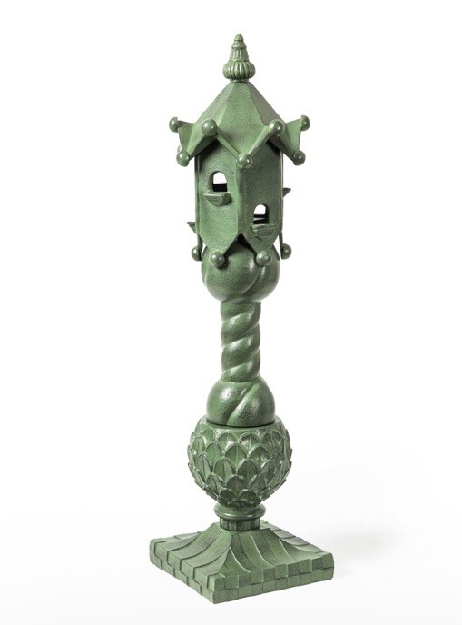 Mackenzie Childs Birdhouse Garden Totem