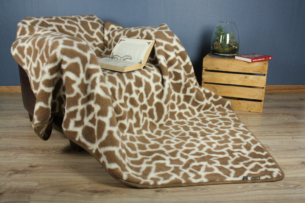 Merino Wool Blanket All sizes WOOLMARK 100% Natural throw