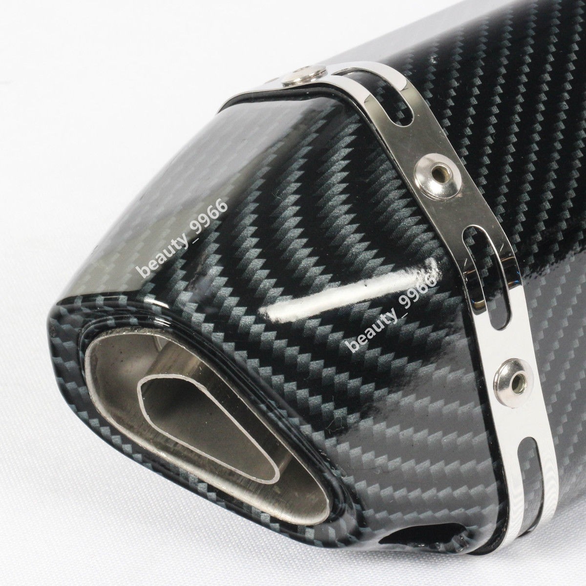 For Honda NAVI 110 2017-2025 Exhaust System Mid Link Pipe Muffler Tip Black