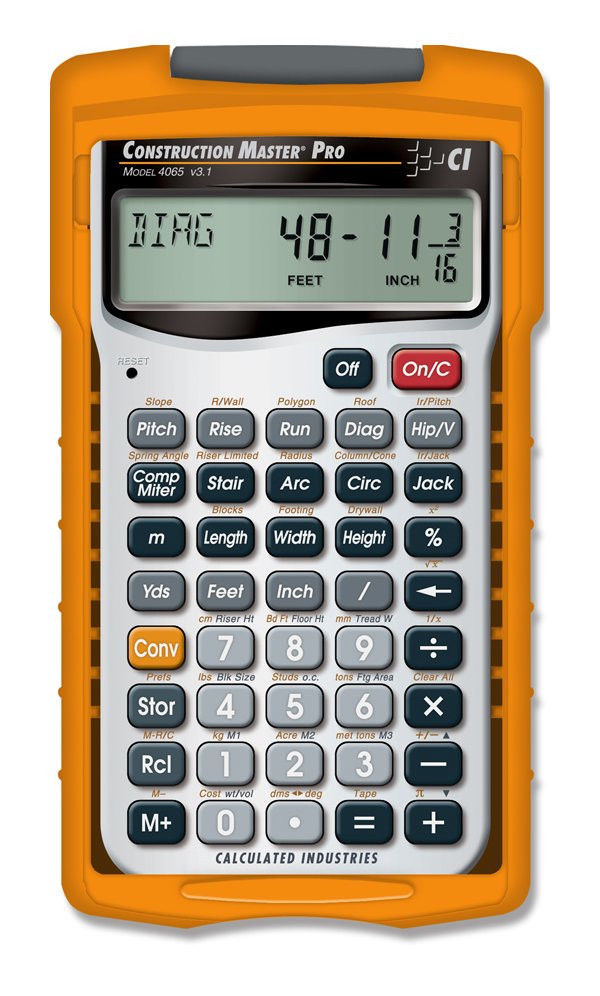 Calculated Industries 4065 Construction Master Pro Calculator