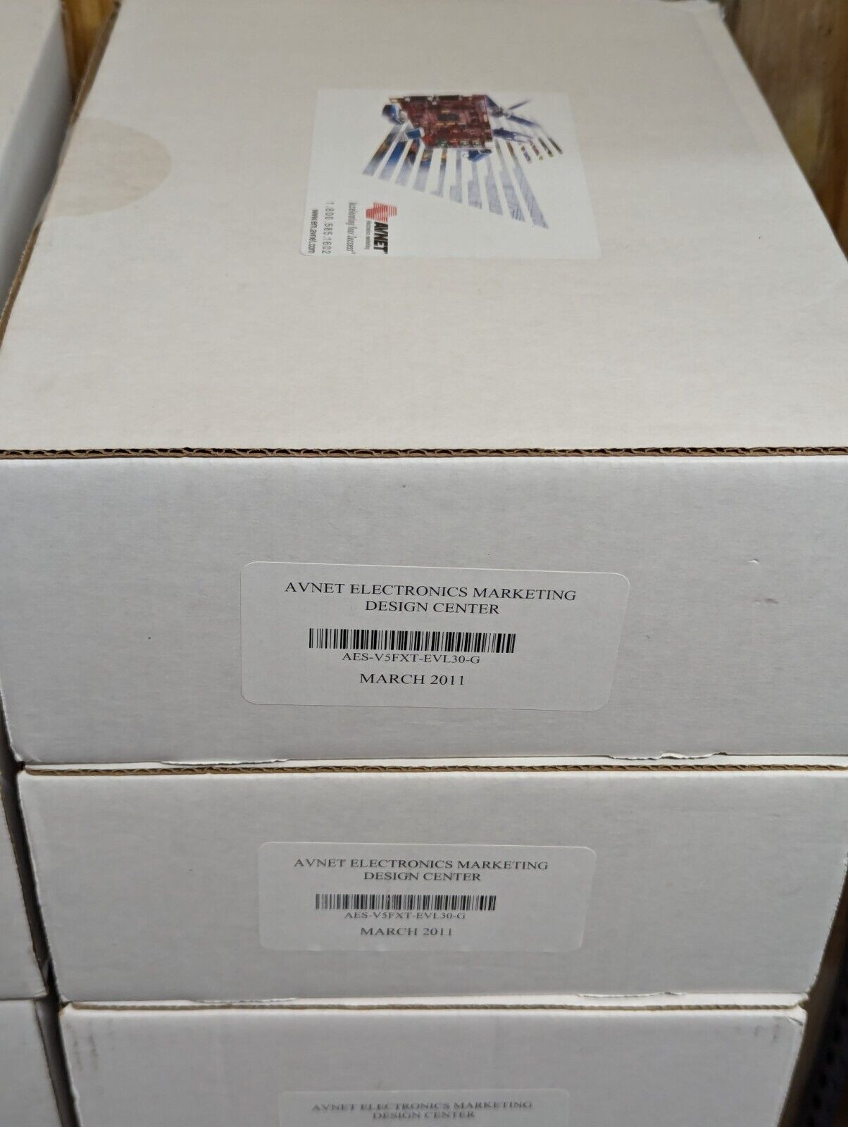 Large Qty New Old Stock Xilinx Virtex-5 FPGA AES-V5FXT-EVL30-G Eval Test Boards